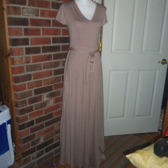 Rags and Couture Dresses & Skirts - Faux Wrap Maxi Dress S
